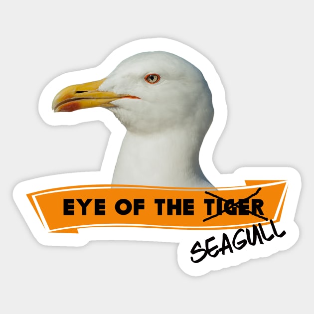 Eye of the Seagull Sticker by Class_M_Planet